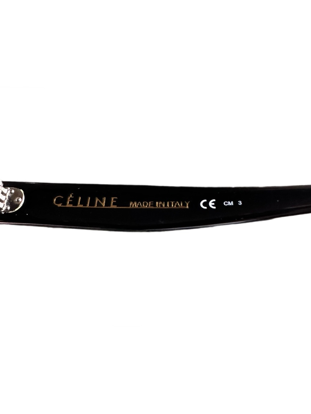 Authentic Celine CL 41031/S Black Square Sunglasses Gray Lenses - Picture 7 of 7